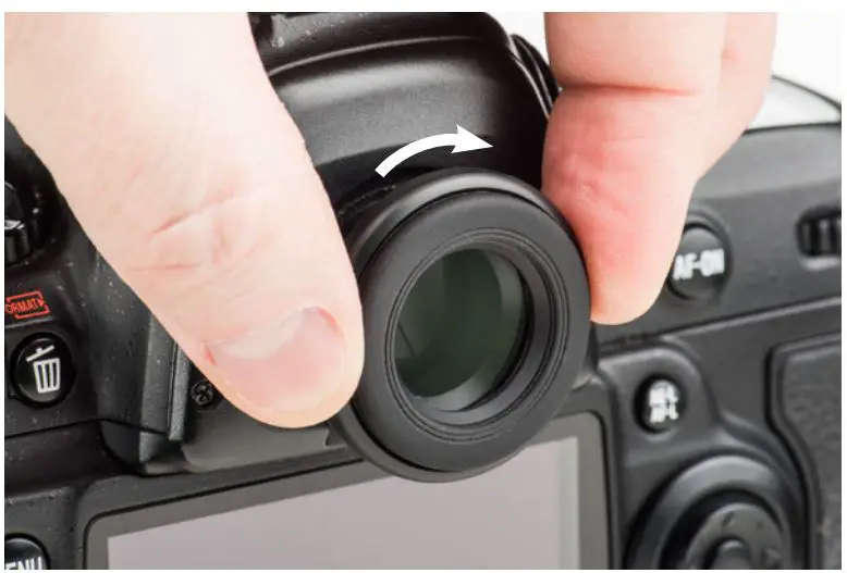 HYDROPHOBIA EP-S Eyepiece Attachment Rain Cover Instructions - Screw the EP-NSI into the camera until snug