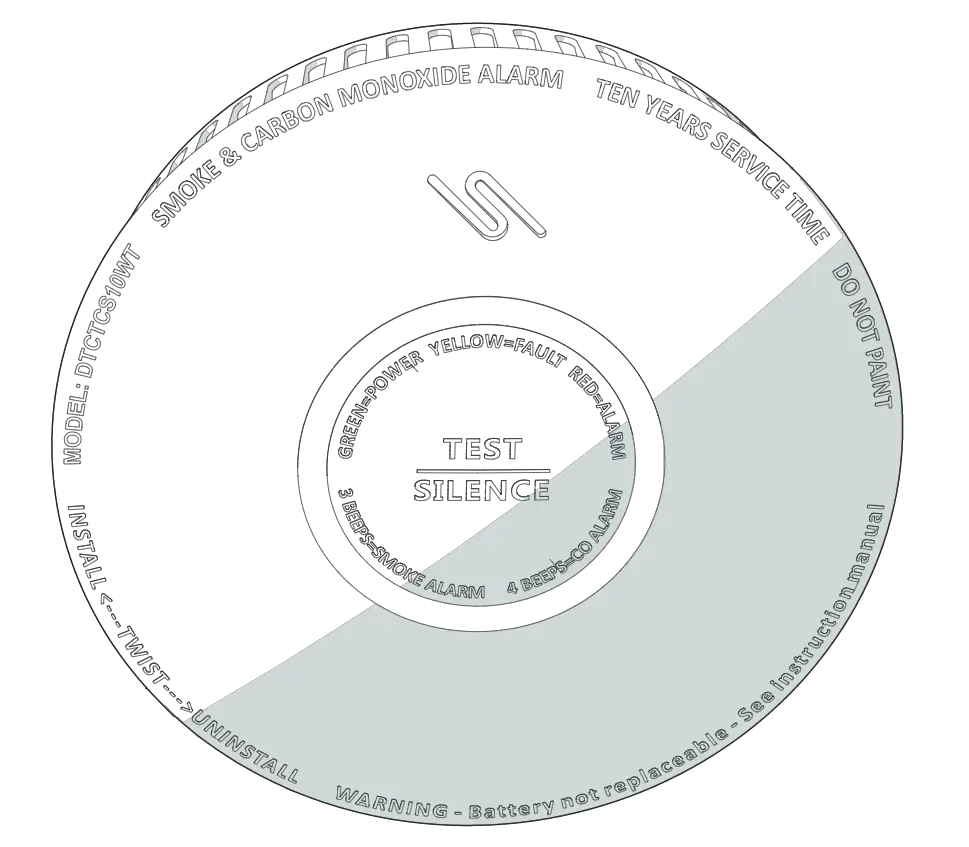 Nedis Dtctcs10wt Smoke & Carbon Monoxide Combination Detector User Manual Nedis Dtctcs10wt Smoke & Carbon Monoxide Combination Detector User Manual