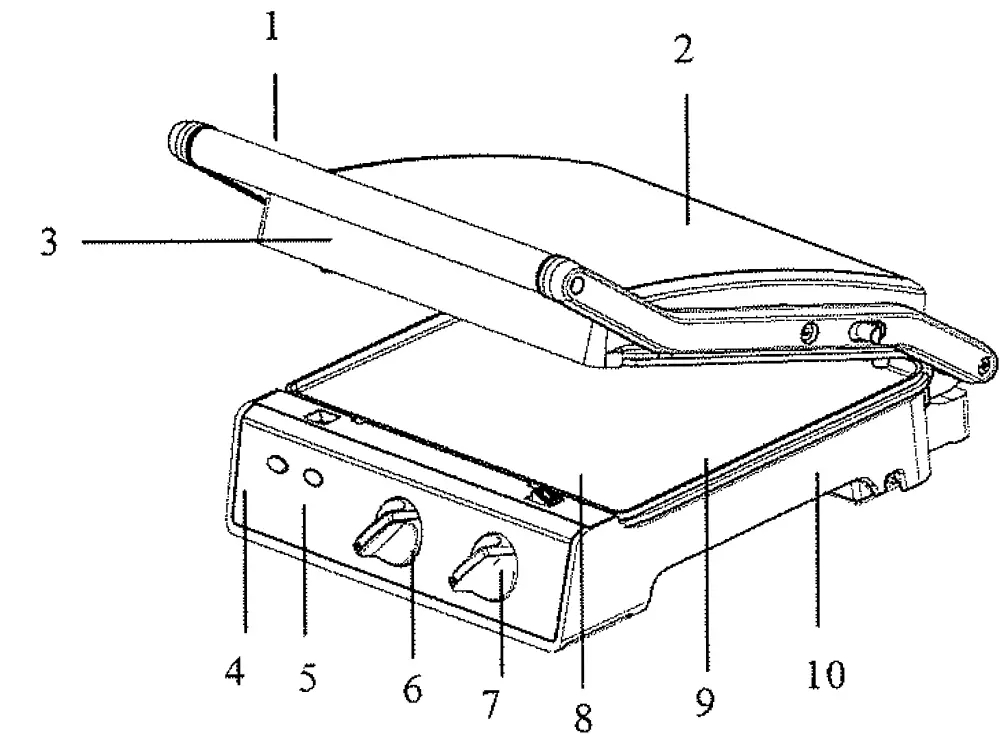 MateStar MAT-213FL Flat Plate Contact Grill 01