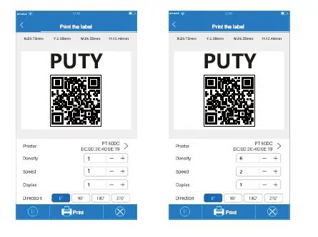PUTY PT-50DC Portable Label Printer fig 22