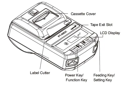 PUTY PT-50DC Portable Label Printer fig 8
