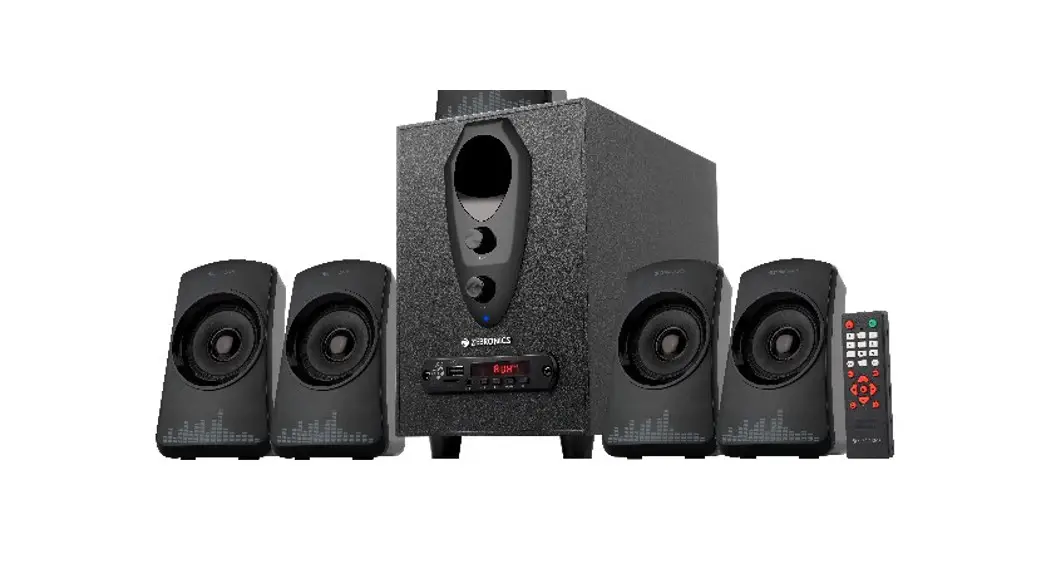 Zebronics Zeb-feel 4 Bluetooth Multimedia Speaker User Manual