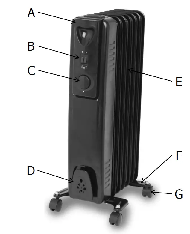 celsius CELOC5 5 Fin Oil Column Heater FIG 4