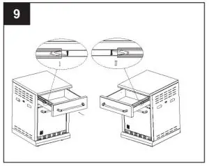 FIG 10 REVERSE REFRIGERATOR DOOR