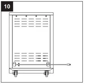 FIG 11 REVERSE REFRIGERATOR DOOR