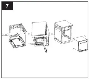 FIG 8 REVERSE REFRIGERATOR DOOR