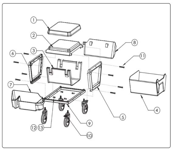 SEALEY SCR92 Mechanics Detailing Utility Seat -