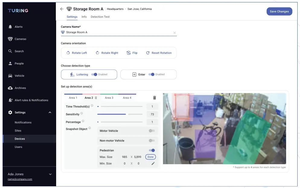 Configuring AI Detection