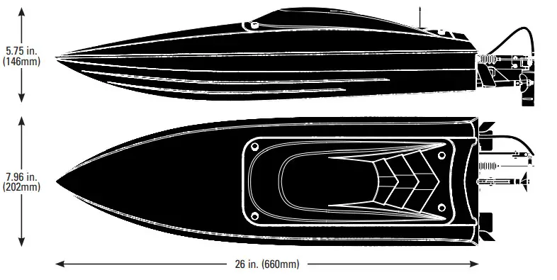 PROBOAT RECOLI2 26 Inch Self-Righting Deep V Brushless RTR - fig 2