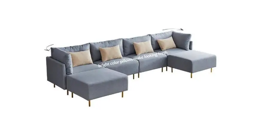 Godeer W247s00438lxl 6-piece Linen Sectional Sofa User Manual Godeer W247s00438lxl 6-piece Linen Sectional Sofa User Manual