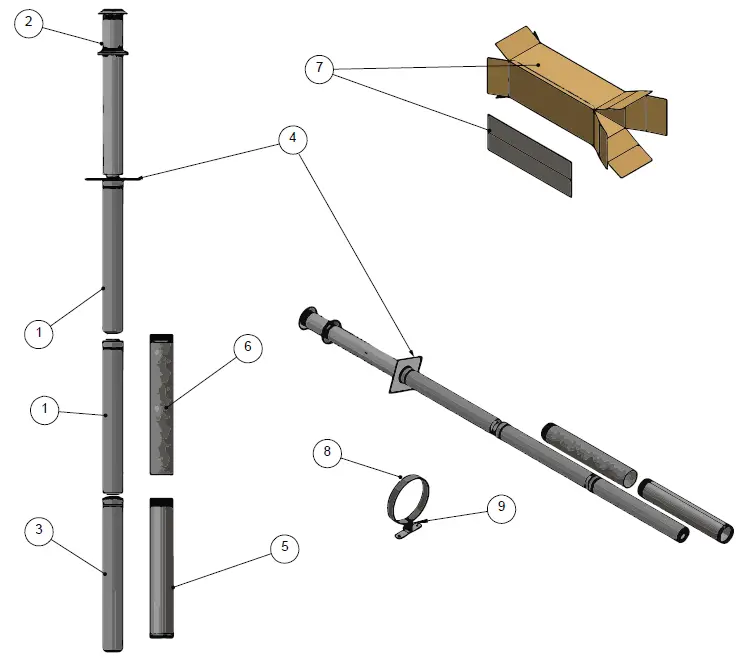 Rinnai 650 Series 650FS Free Standing Gas Fireplace-11