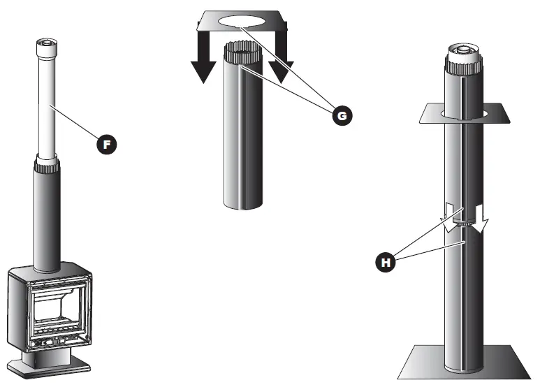 Rinnai 650 Series 650FS Free Standing Gas Fireplace-26