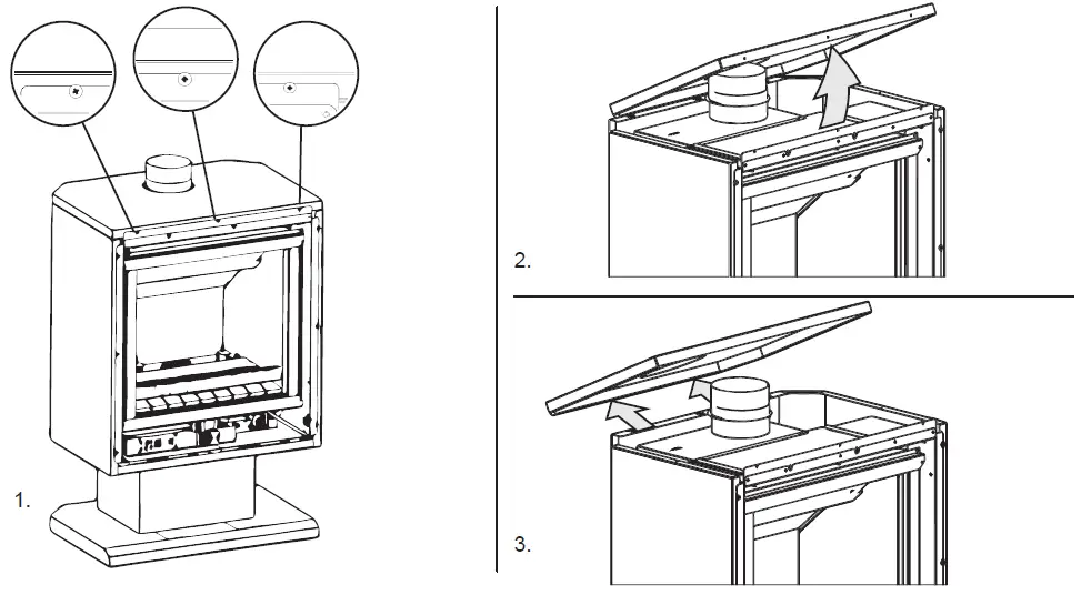 Rinnai 650 Series 650FS Free Standing Gas Fireplace-6