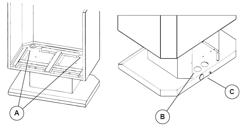 Rinnai 650 Series 650FS Free Standing Gas Fireplace-8