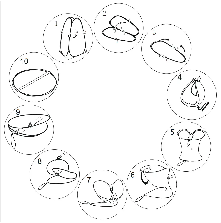 KAYOBA 017086 Pop-Up Tent A