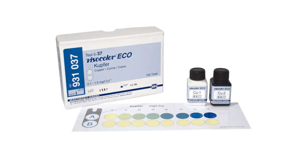 Macherey-nagel 931015 Visocolor Eco Chlorine 2 Colorimetric Test Kit Instruction Manual Macherey-nagel 931015 Visocolor Eco Chlorine 2 Colorimetric Test Kit Instruction Manual