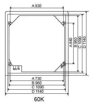 PAKREF EK-48IH01 Cassette 4 Ton Air Conditioner 38