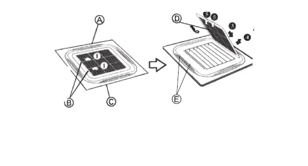 PAKREF EK-48IH01 Cassette 4 Ton Air Conditioner 52