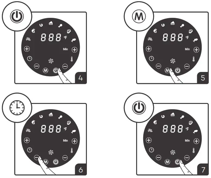 Innsky Air Fryer 55PA1US -PREPARING FOR USE