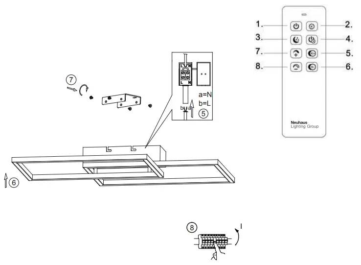 Paul Neuhaus 14010-55 Q inigo Ceiling Lamp - Fig