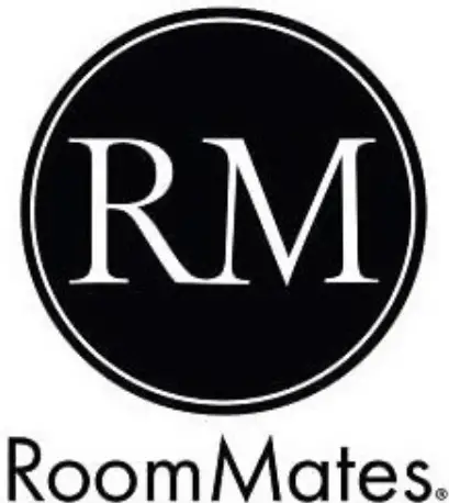 RoomMates FT4604BX Floral Peel and Stick Vinyl Floor Tile logo