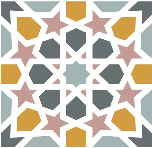 RoomMates FT4604BX Floral Peel and Stick Vinyl Floor Tile product