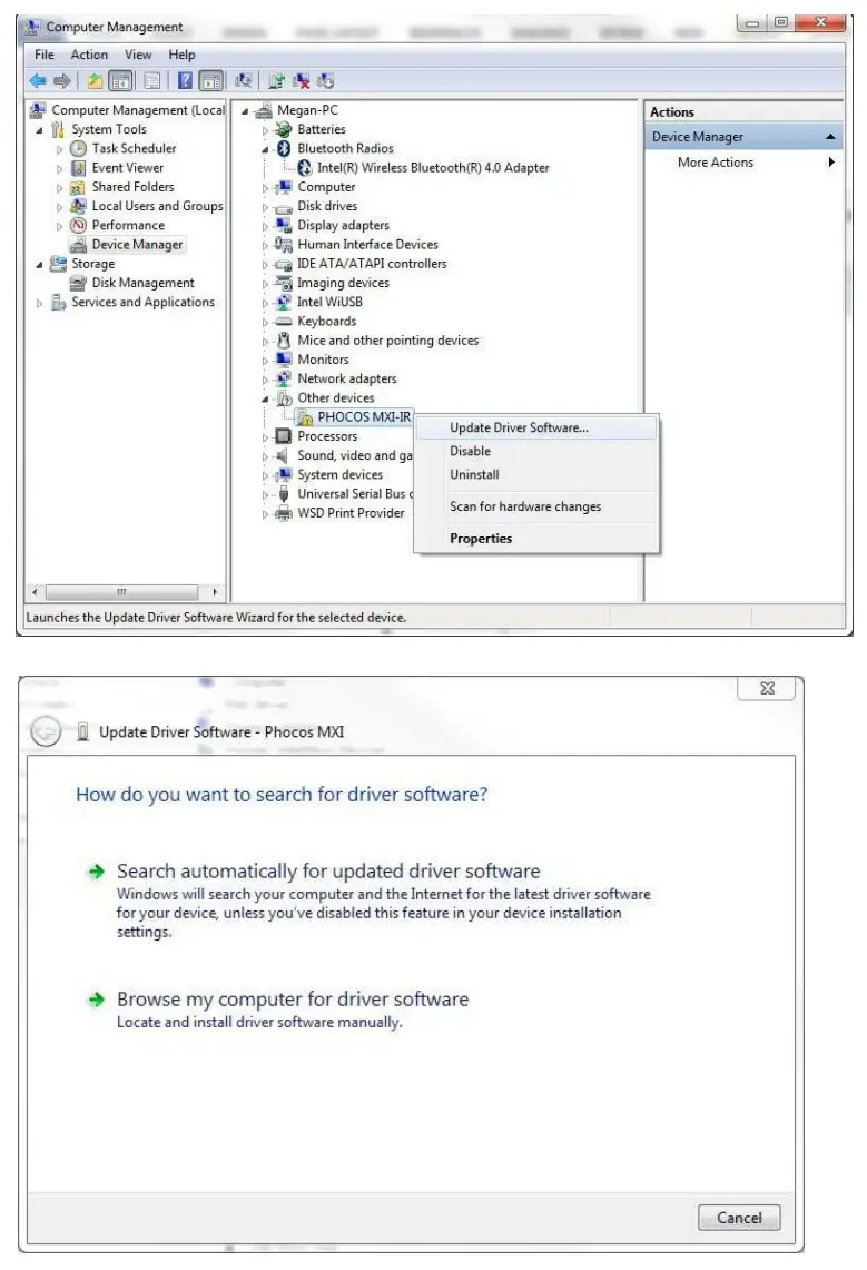 phocos MXI-IR PC USB Interface fig 2