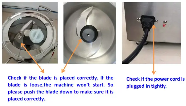 THE HOME DEPOT FSJQS815QSJ15L001V1 63-Cup Commercial Food Processor Stainless Steel Grain Grinder Electric Food Grinder Cutter Mixer - 3