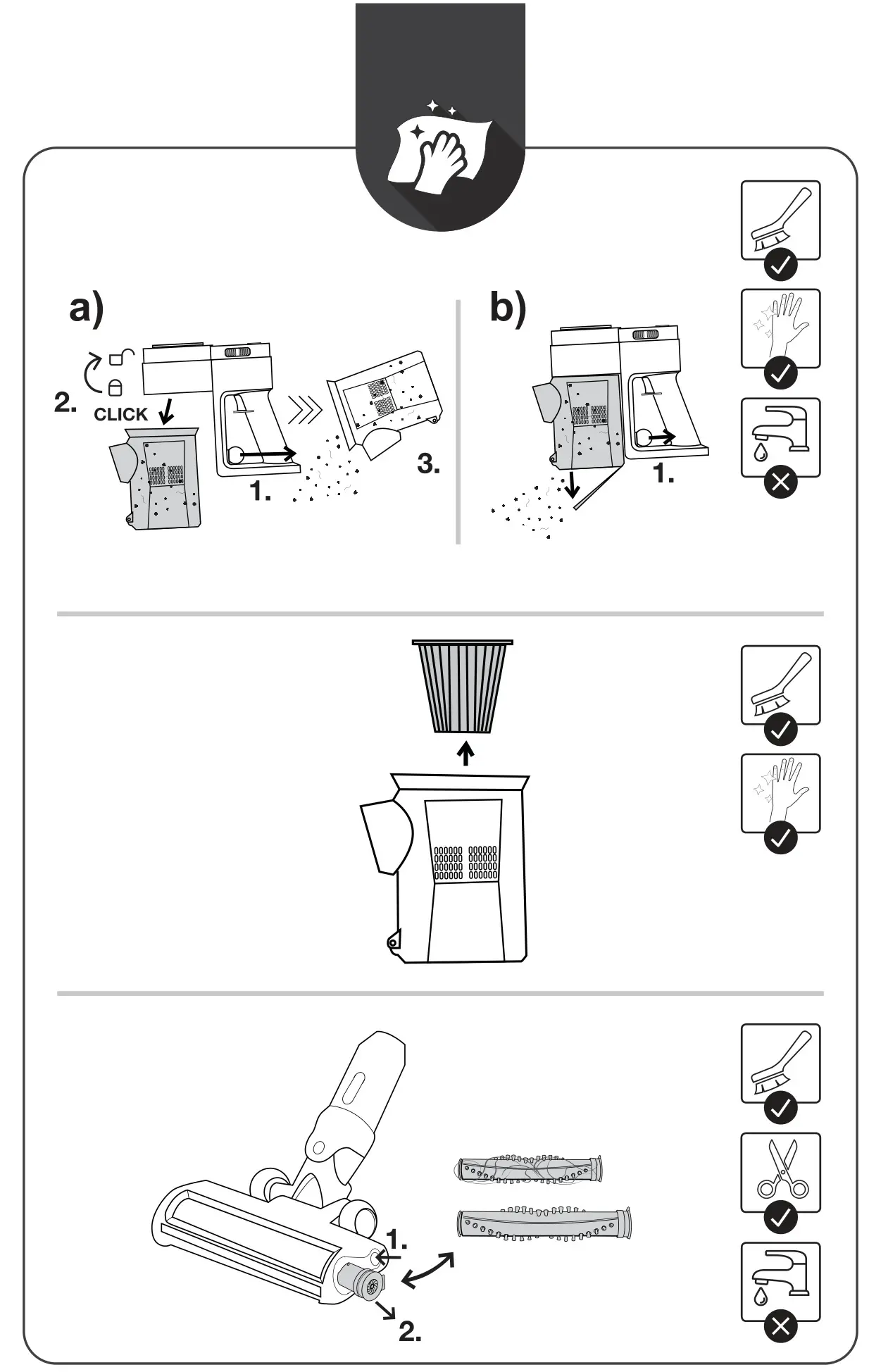 Hisense HVC6133WUK Hi-Move III Cordless Vacuum Cleaner - Cleaning