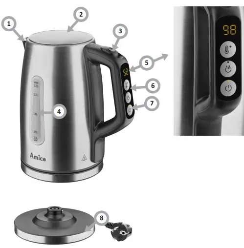 Amica KM 5011 Electric Kettle-fig2