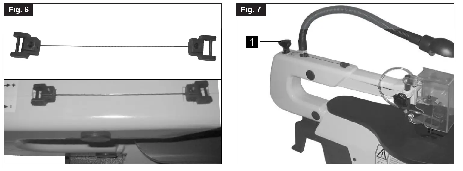 scheppach DECO-FLEX Variable Speed Scroll Saw 4