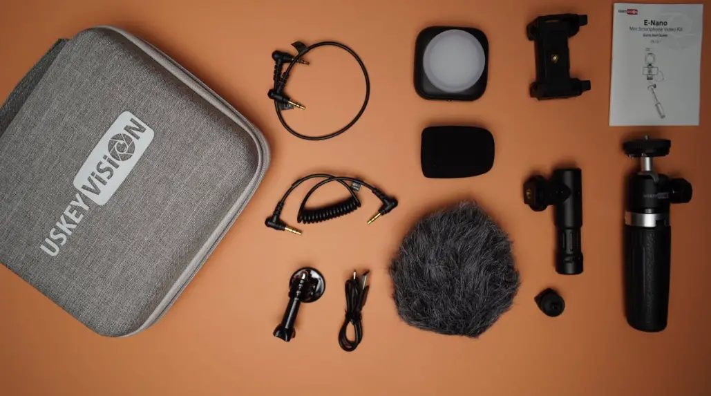 Uskeyvision E-nano Extendable Smartphone Video Vlogging Kit User Manual