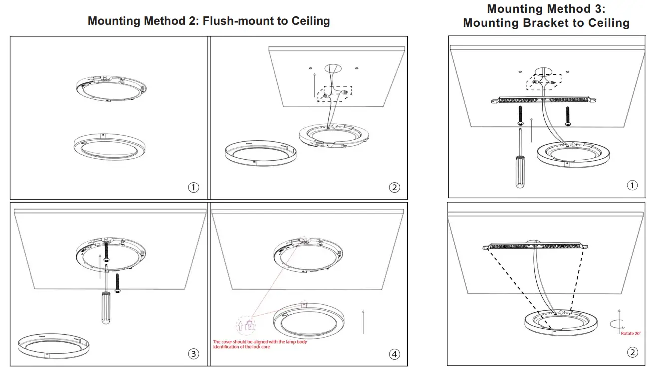 Maxxima MCL-6081800W Ceiling Light - fig