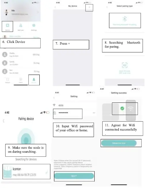 Fitday Electronic Body Fat Scale-3