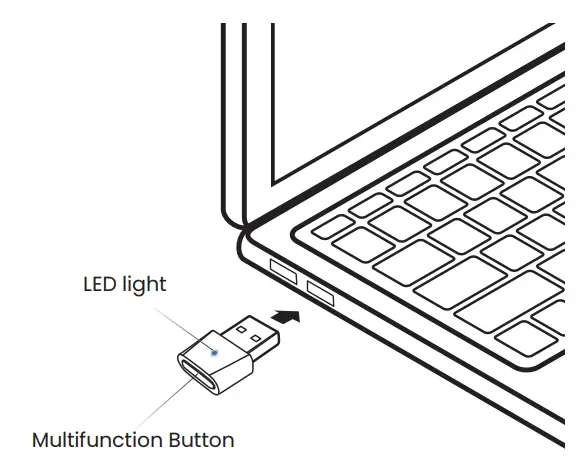 SHOKZ CL101A Loop100 USB-A Bluetooth Wireless Adapter 2