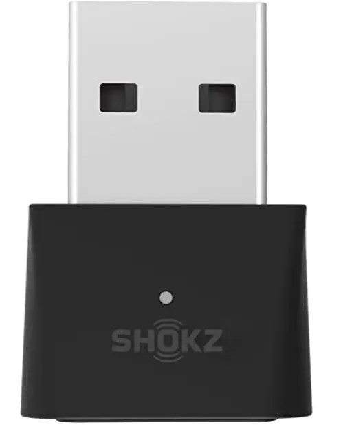 SHOKZ CL101A Loop100 USB-A Bluetooth Wireless Adapter