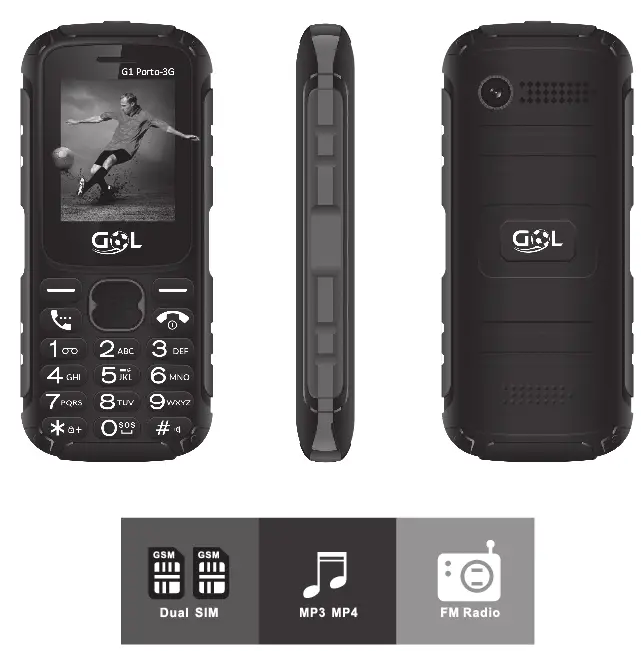 GOL MOBILE G1 Porto Mobile Phone