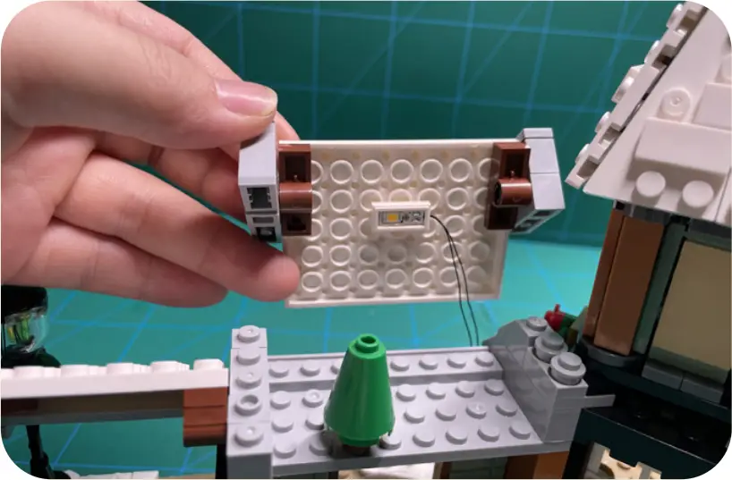 GAME OF BRICKS Light Kit for Winter Village Station Step 2_E