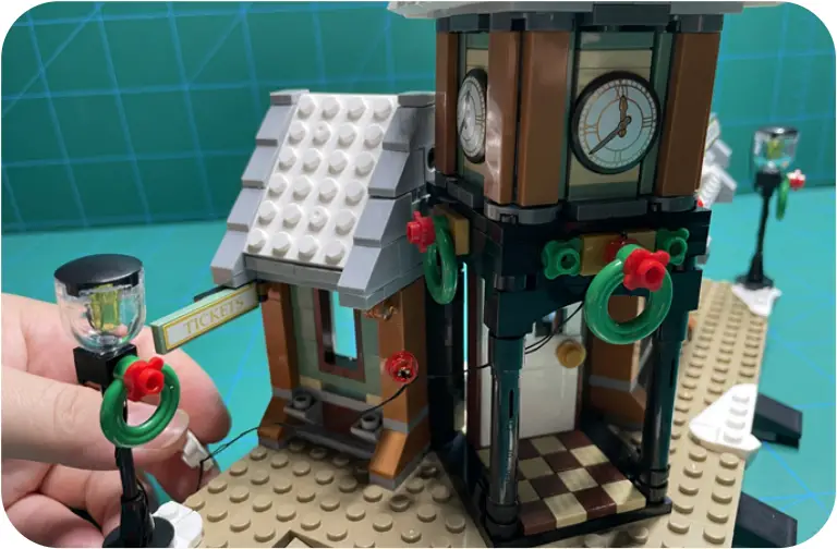 GAME OF BRICKS Light Kit for Winter Village Station Step 2_K