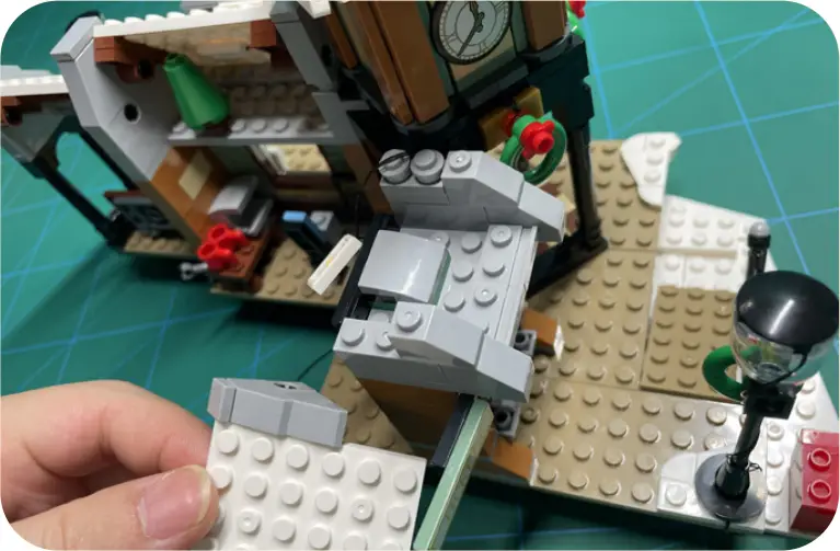 GAME OF BRICKS Light Kit for Winter Village Station Step 2_N