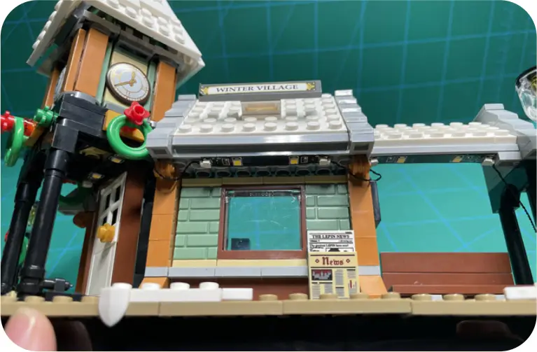 GAME OF BRICKS Light Kit for Winter Village Station Step 2_W