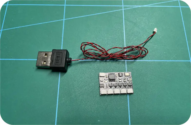 GAME OF BRICKS Light Kit for Winter Village Station Step 6_A