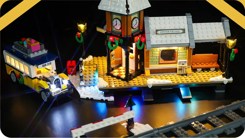 GAME OF BRICKS Light Kit for Winter Village Station