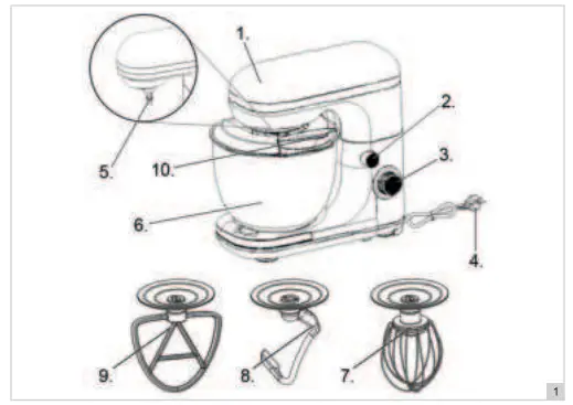 bestron-AKM900M-4-in-1-Kitchen-Machine-1