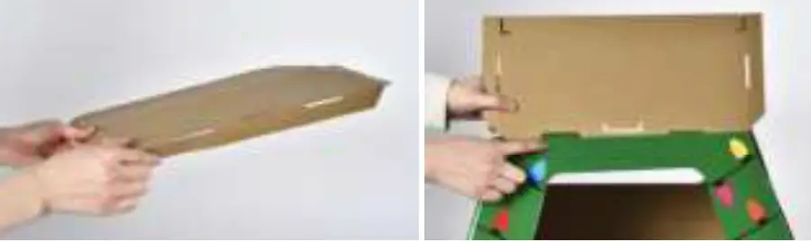 anko 43190768 Cat Scratcher Box Christmas Tree 03