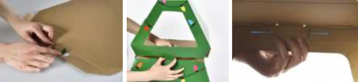 anko 43190768 Cat Scratcher Box Christmas Tree 05