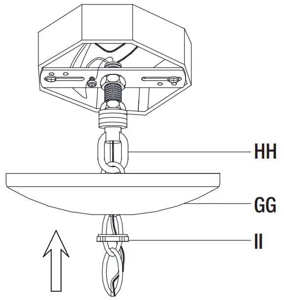 HAMPTON BAY HDP00325WDG Stratton 5 Light Chandelier - Figure 8