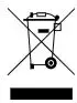 Thomann ET-40 Clip Tuner User Guide - Disposal icon