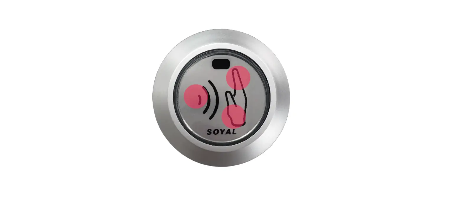Soyal R-101-pbi-l Touch-less Infrared Sensor Push Button Instruction Manual
