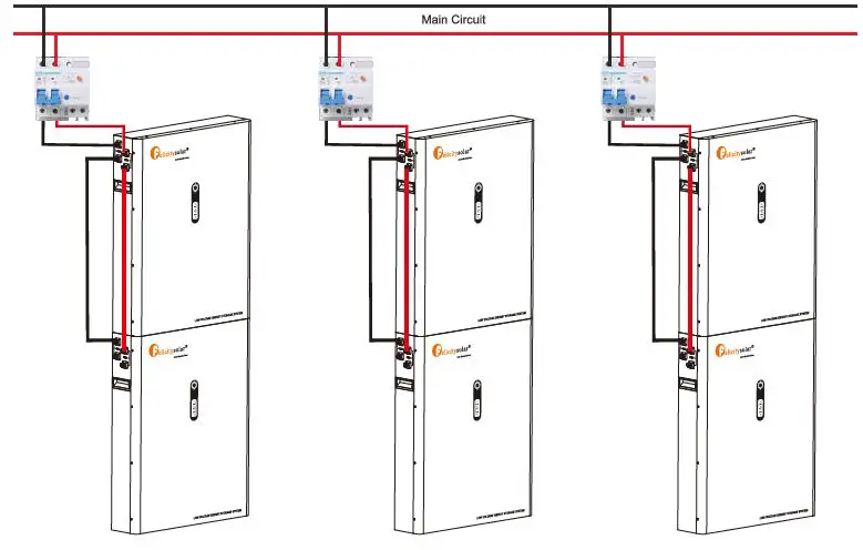 Felicitysolar LPBA48170 LiFePO4 Battery System for Households-6